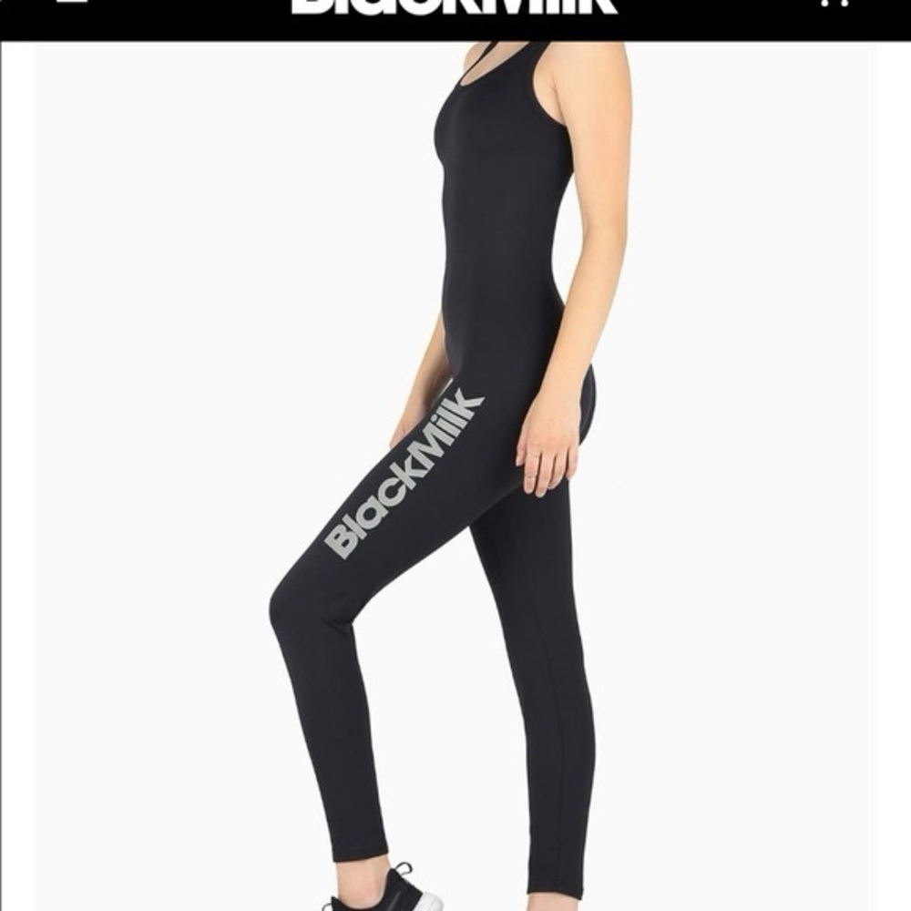 Blackmilk Jumpsuit - “Reppin’ It Catsuit” in Limited Edition Black and Silver